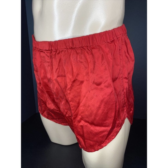 Rare Vintage Men’s Victoria’s Secret Gentleman Silk Fly Front Shorts Size M - Picture 1 of 12